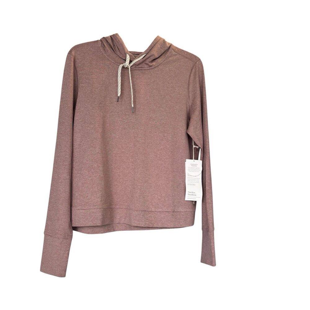 Vuori Womens Essential Halo Hoodie Pullover Zion Rose Pink Medium New